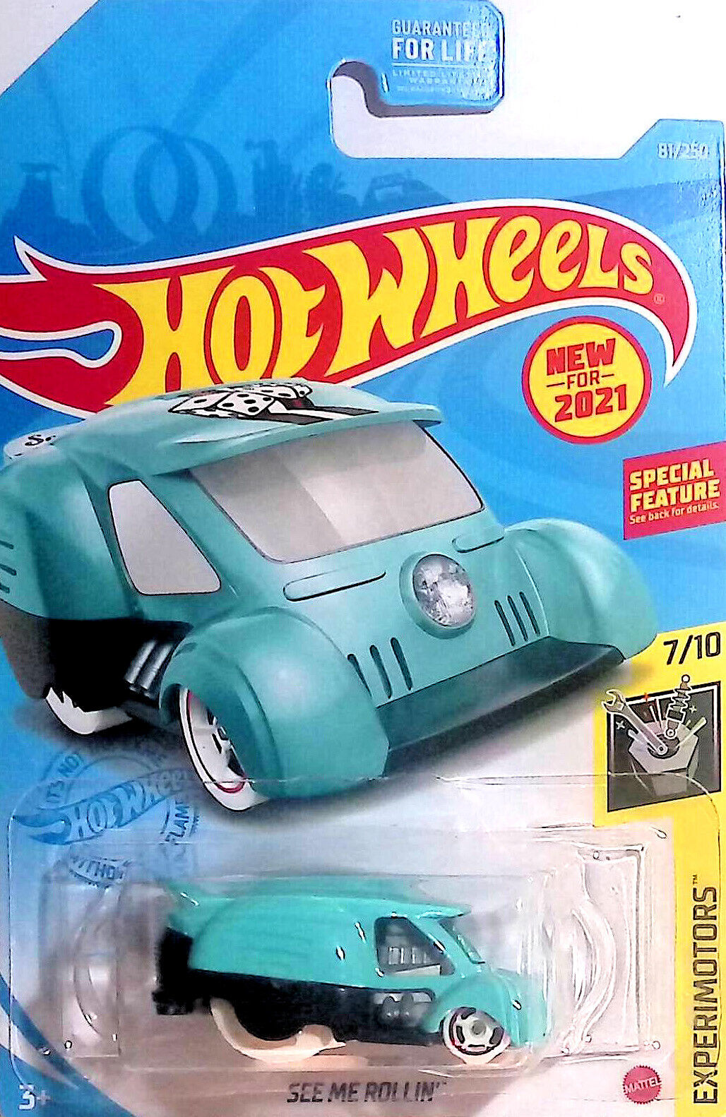Hot Wheels 1/64 " See Me Rollin 81/250 " New for 2021