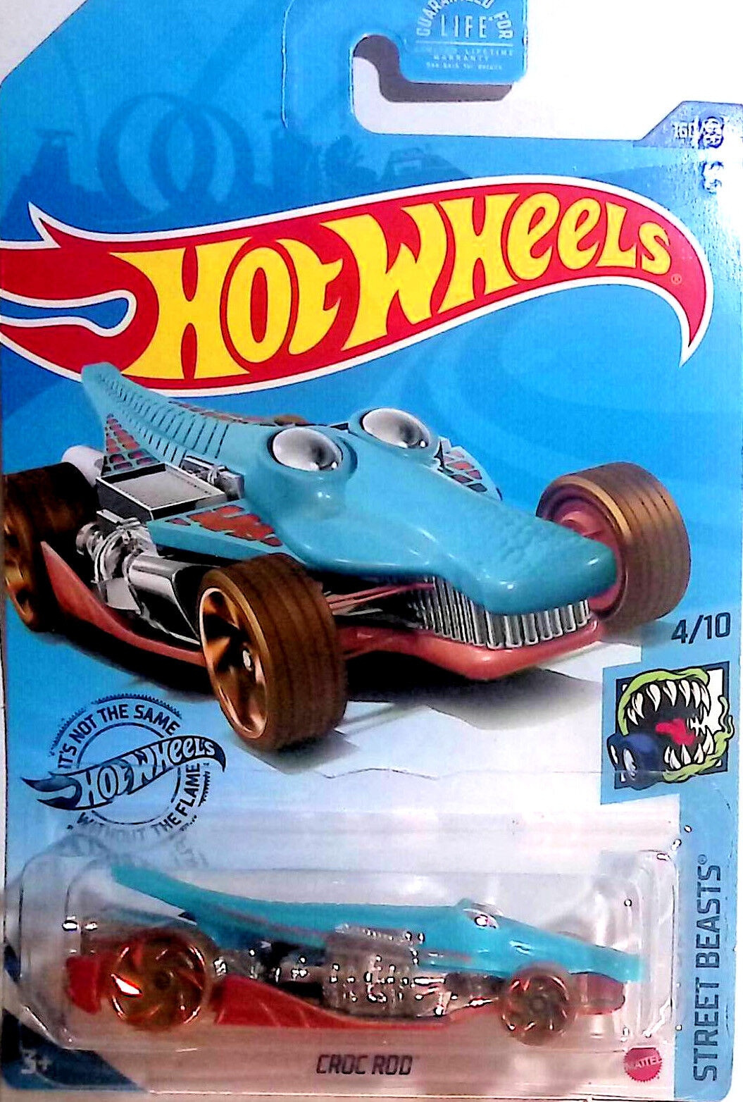 Hot Wheels - Street Beasts 4/10 Croc Rod 160/250