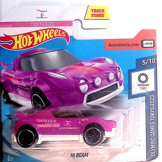 TOKYO 2020 OLYMPIC GAMES ARTISTIC GYMNASTICS 5/10 Hot Wheels Car HI BEAM (PINK)