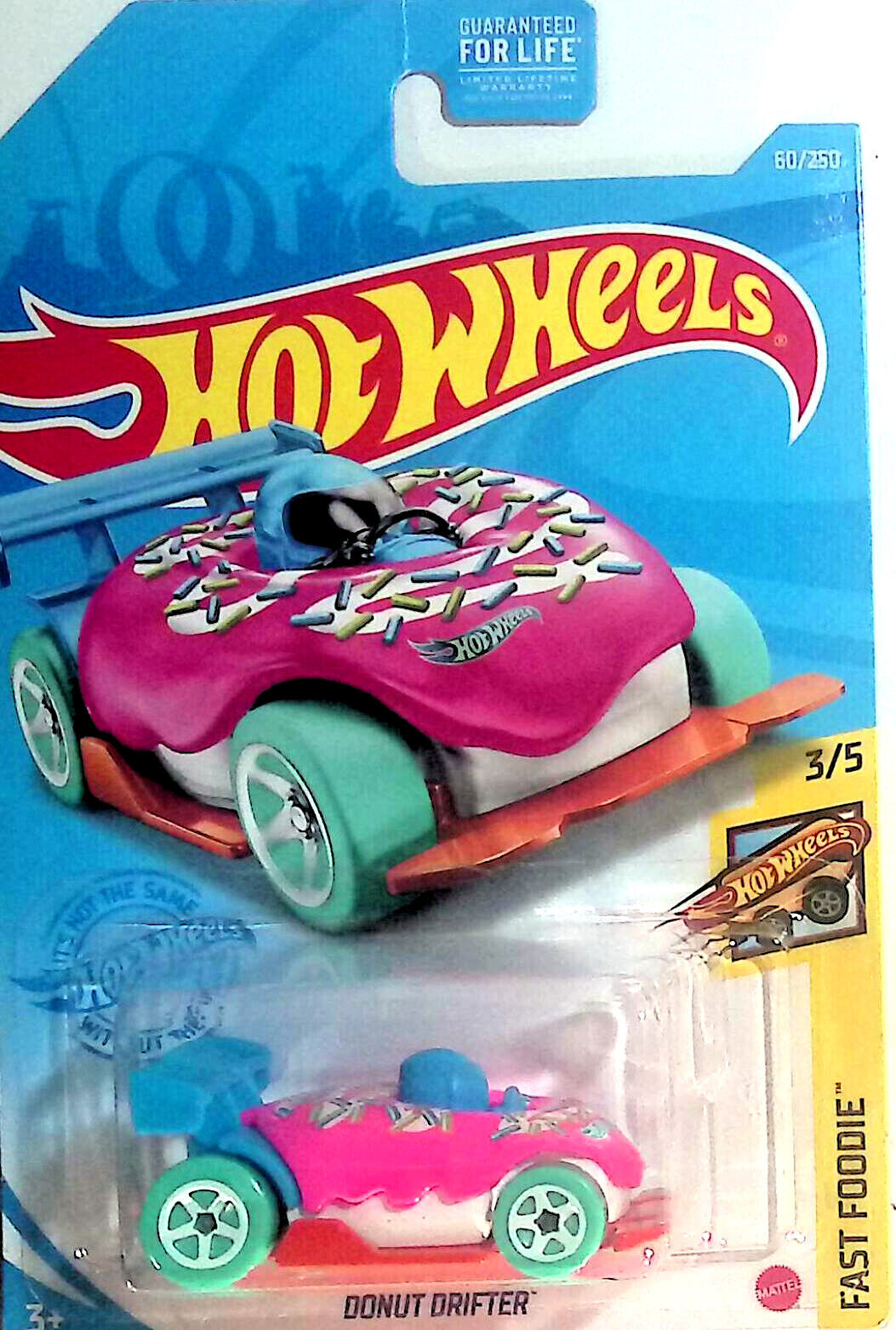 Hot Wheels - 2021 Fast Foodie 3/5 Donut Drifter 60/250