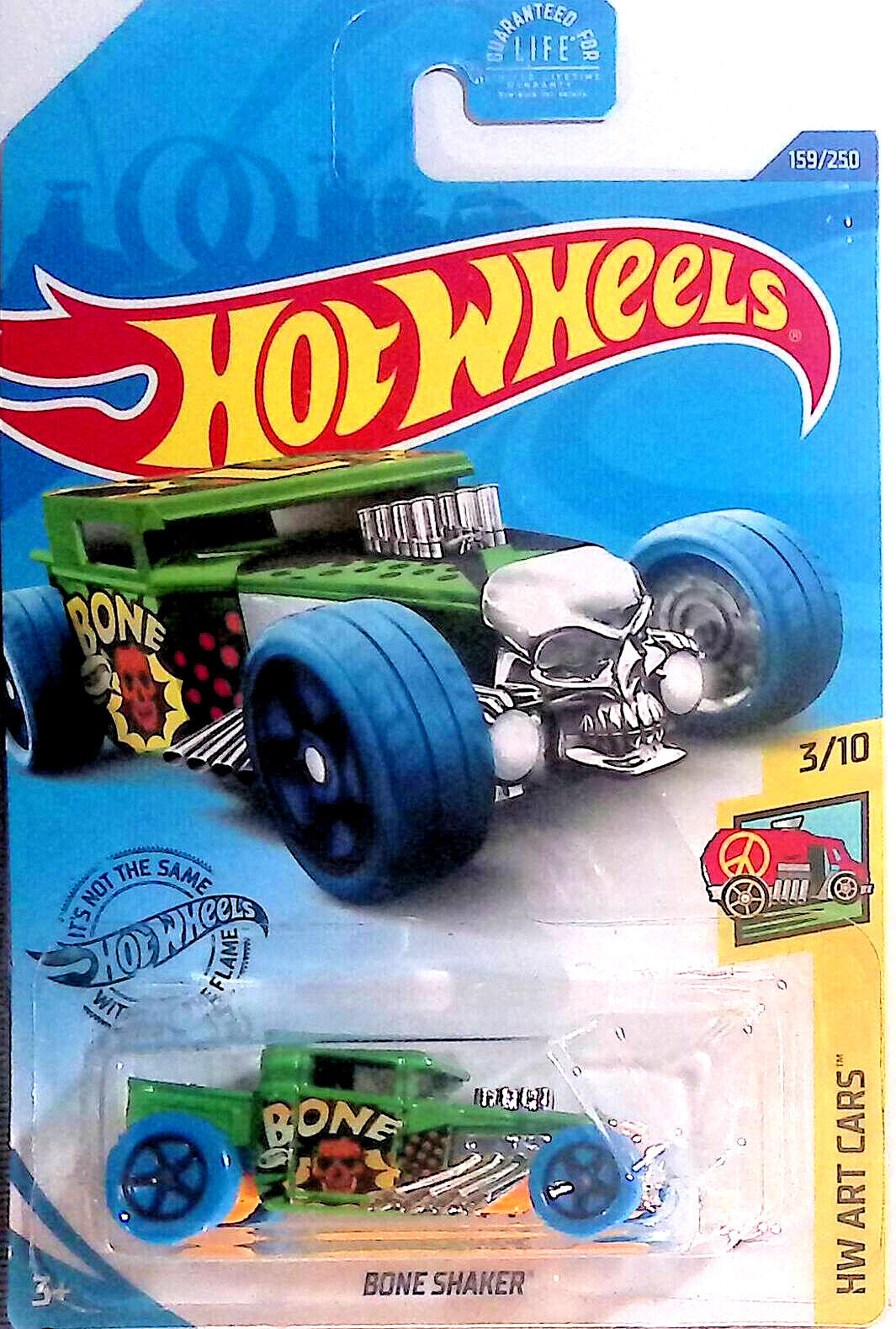 2021 Hot Wheels Cars Hw Art Cars 3/10, 159/250 (Green)