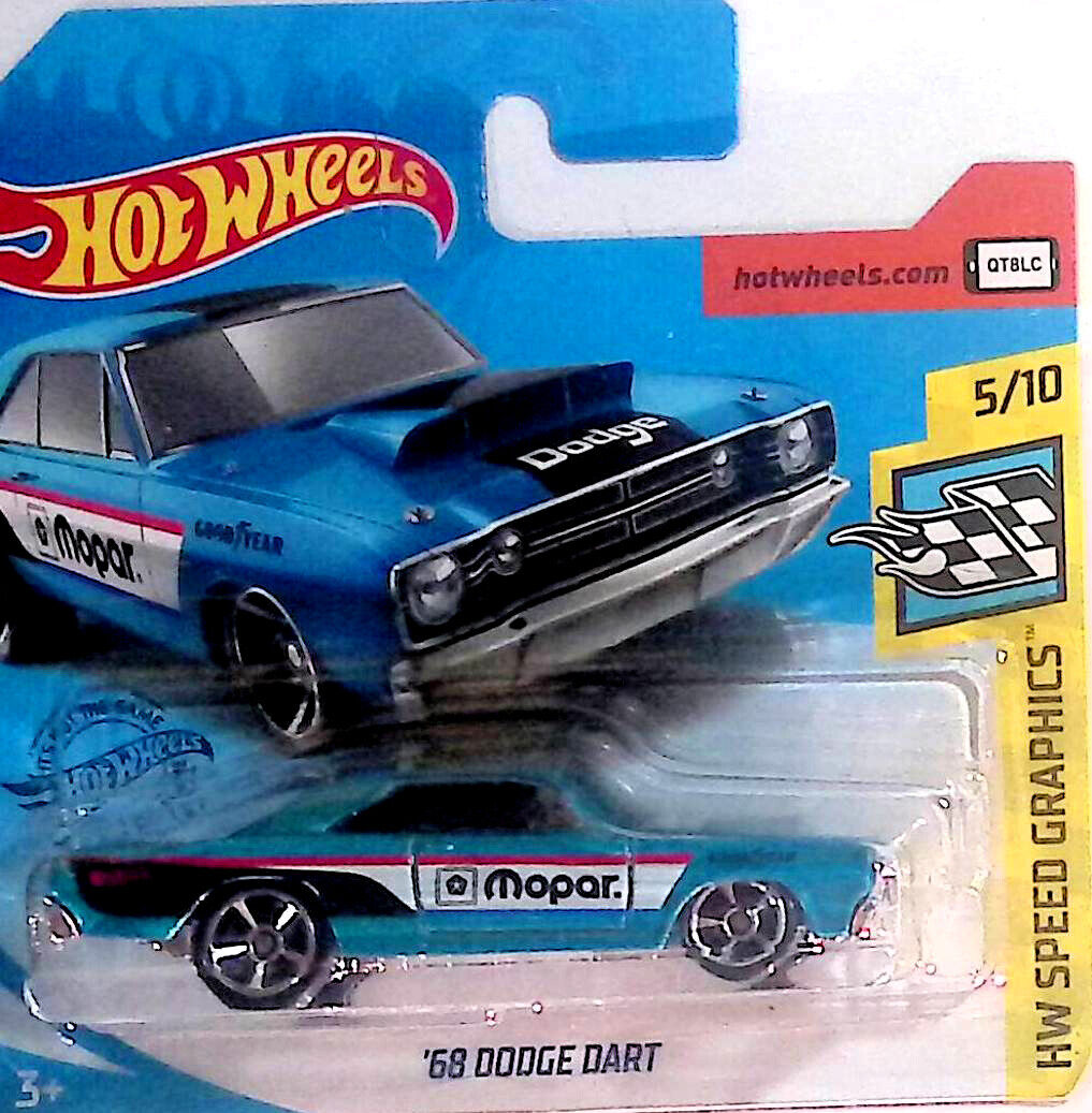 Hot Wheels - HW Speed Graphics 5/10 '68 Dodge Dart (Short Card)