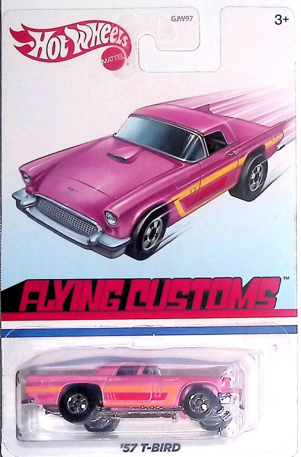 Hot Wheels '57 T-Bird Pink Flying Customs GJW 97