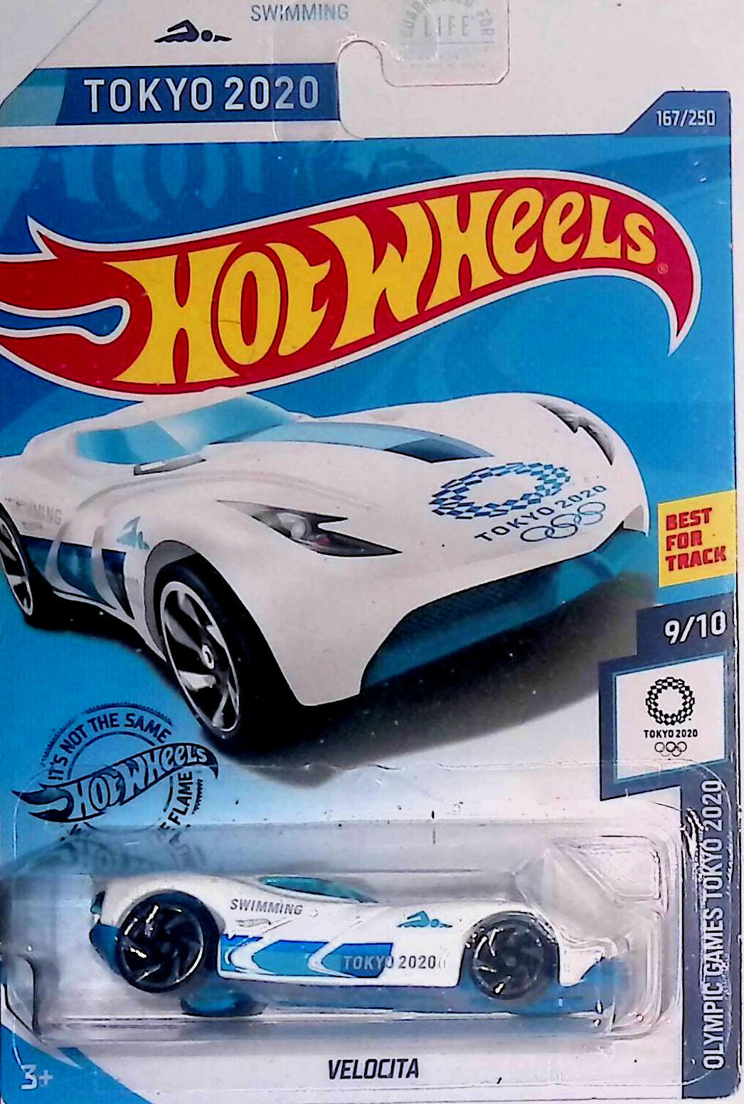 Hot Wheels 167/250 VELOCITA TOKYO 2020 OLYMPIC GAMES 9/10 WHITE