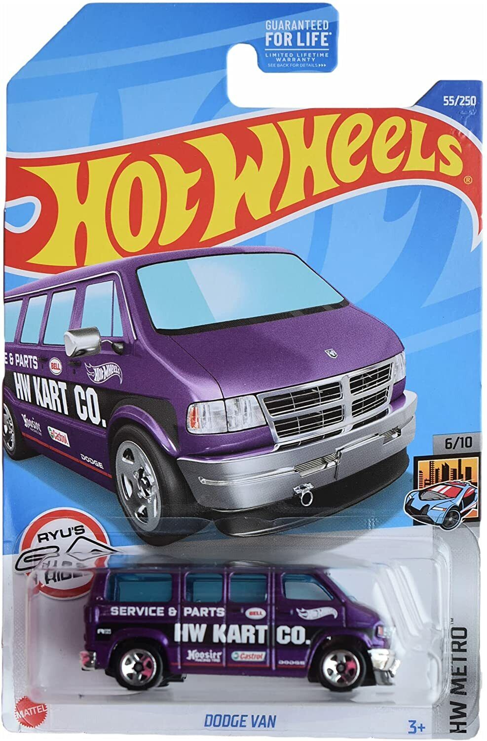 Hot Wheels Dodge Van, Metro 6/10 [Purple]