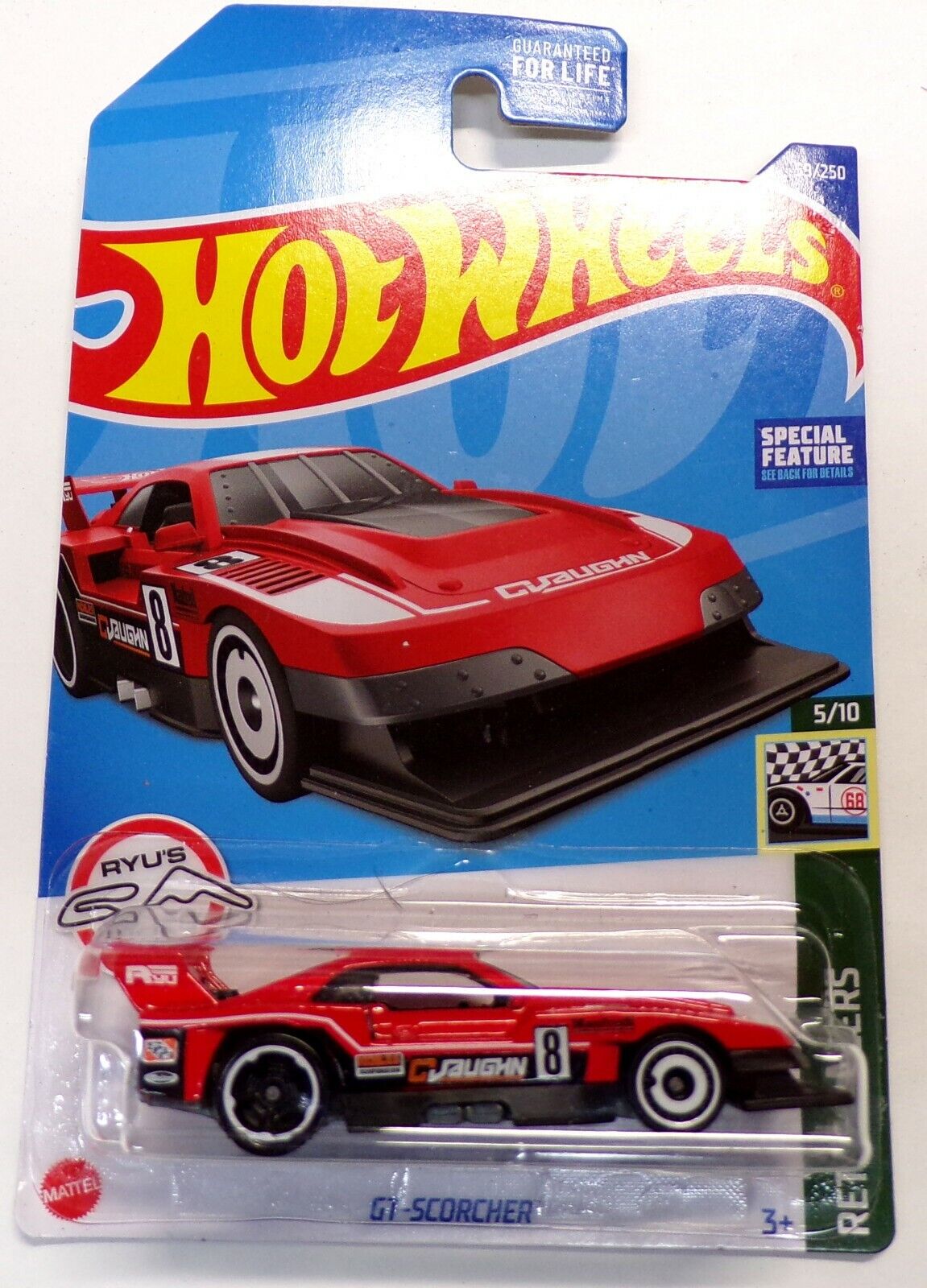 Hot Wheels GT Scorcher, Retro Racers, 5/10 | RED |