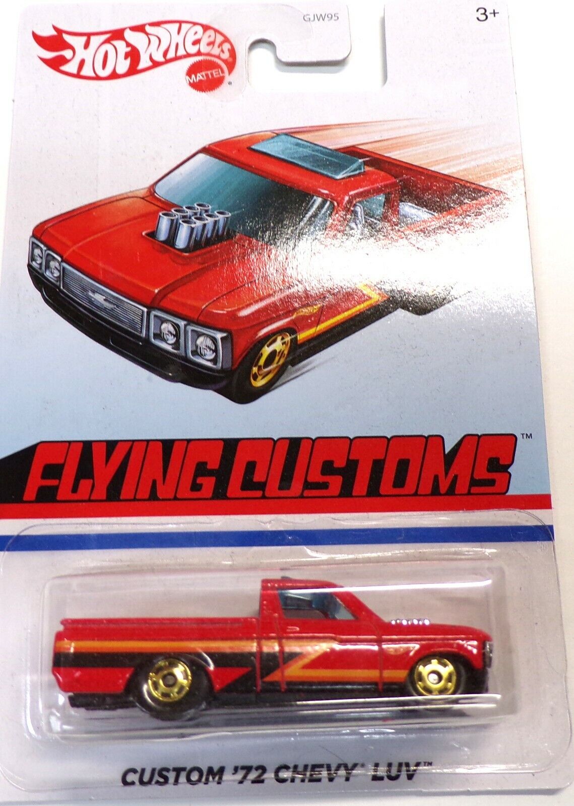 Custom '72 Chevy LUV #148 * RED * 2016 Hot Wheels