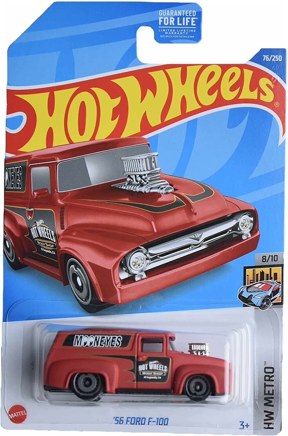 Hot Wheels '56 Ford F-100, Metro 8/10 [red]