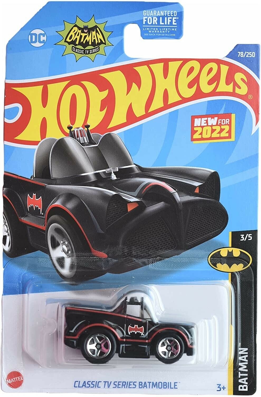 Hot Wheels Classic TV Series Batmobile, Batman 3/5