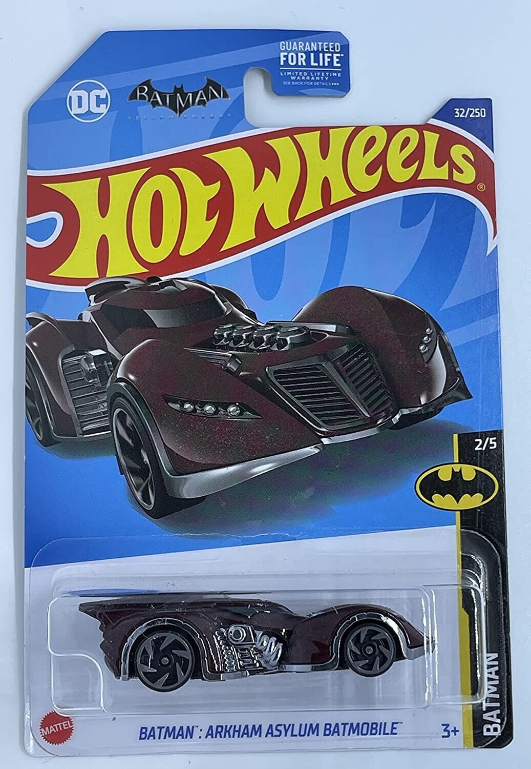Hot Wheels 2022 _ Batman: Arkham Asylum Batmobile _ Batman 2/5 _ Brown