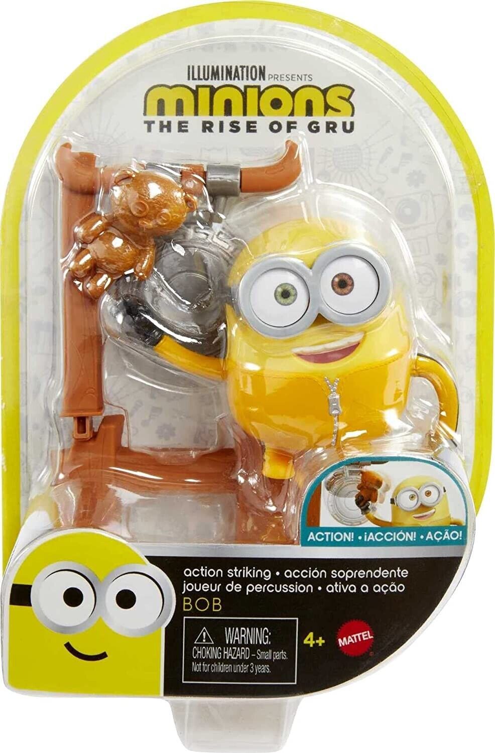 Minions: Rise Of Gru Kevin Action Figure 4-in With Button Activated Flamethrower