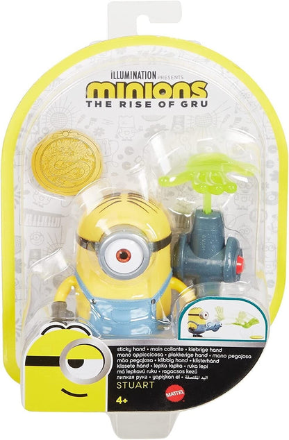 Minions The Rise of Gru Sticky Hand Stuart 3.5" Poseable Action Figure NIP