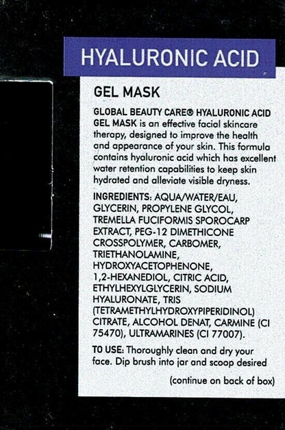 Hyaluronic Acid - Skin Cream & Aqua Sleeping Mask & Gel Mask 1.7oz. (Set of 3)