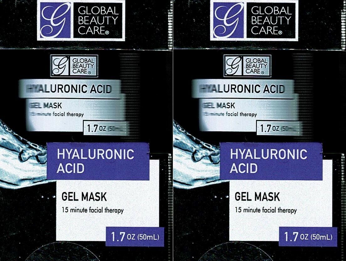 Global Beauty Care Hyaluronic Acid Gel Mask 1.7 (50ml) (Set of 2)