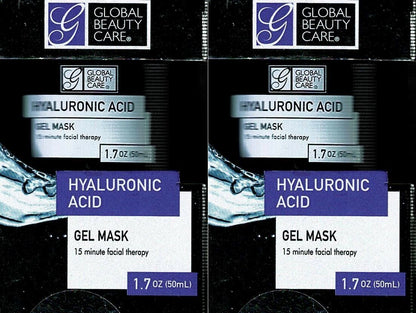 Global Beauty Care Hyaluronic Acid Gel Mask 1.7 (50ml) (Set of 2)