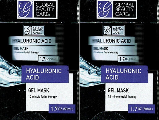 Global Beauty Care Hyaluronic Acid Gel Mask 1.7 (50ml) (Set of 2)