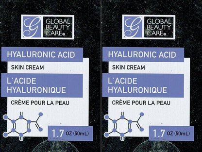 Global Beauty Care Hyaluronic Acid Skin Cream 1.7 (50ml) (Set of 2)