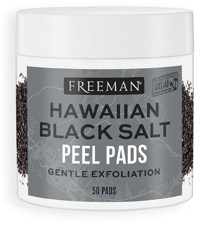 Freeman Gentle Exfoliating Hawaiian Black Salt Peel Pads - 50 Pads