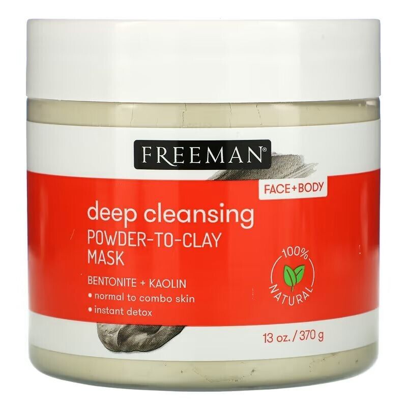Freeman Beauty, Deep Cleansing Powder-To-Clay Beauty Mask, 13 oz Set
