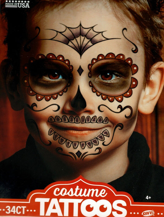 Savvi - Costume Tattoos - 34 Halloween Tattoos