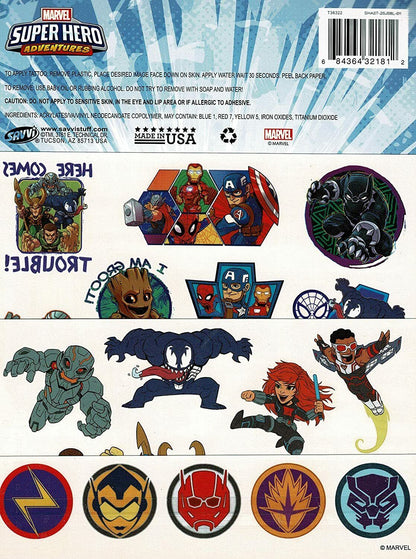 Savvi - Classic Tattoos - 25 Tattoos Super Hero Adventures
