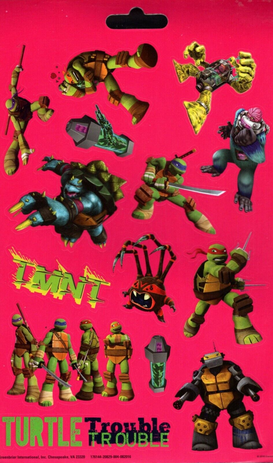 Nickelodeon - Teenage Mutant Ninja Turtles - Sticker Land