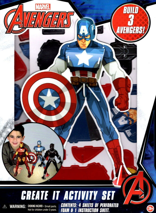 Marvel Avengers Create It Activity - Buld 3 Avengers
