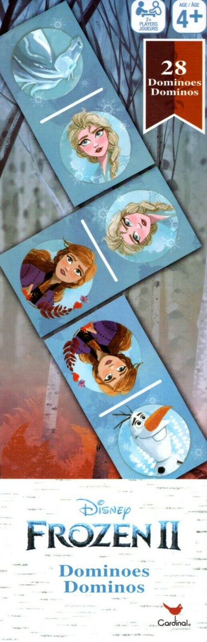 Disney Frozen II - Dominois Domino & Memory Match Game Puzzle 2 Item SET