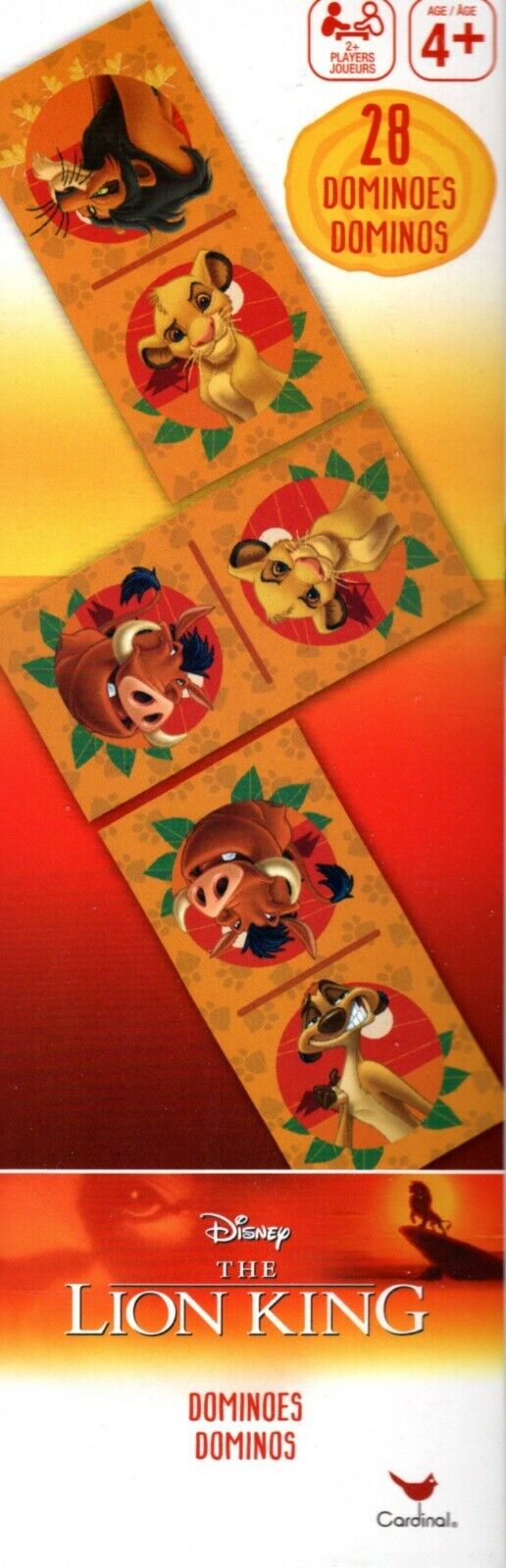 Disney The Lion King - Dominois Domino & Memory Match Game Puzzle 2 Item SET