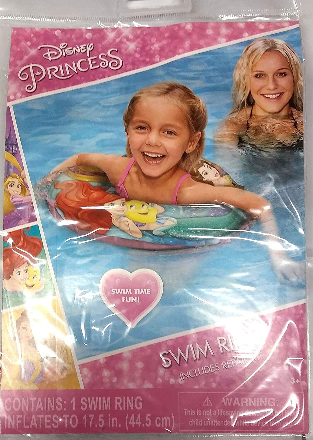 Disney Princess - 17.5" Swim Ring & Surf Rider & Arm Floats (3 Pack)