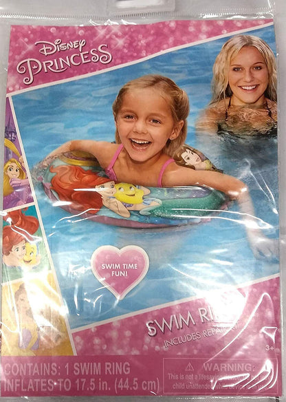 Disney Princess - 17.5" Swim Ring & Surf Rider & Arm Floats (3 Pack)