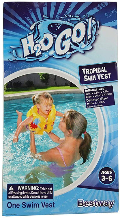 Connie N Randy H2O Go Tropical Swim Vest