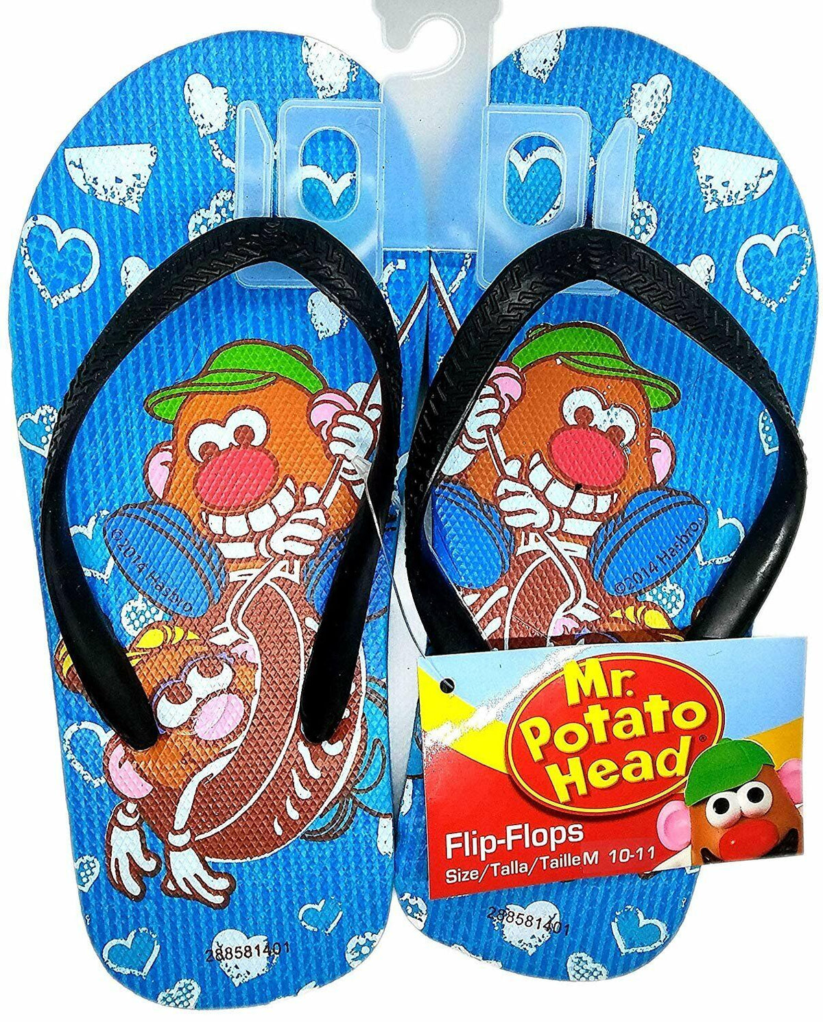 Mr Potato Head - Flip Flops Sandals - Size M 10-11 (Kids)