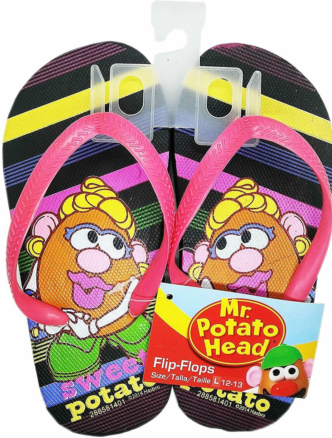 lpf Mr. Potato Head - Flip Flops Sandals - Size L 12-13 (Kids)