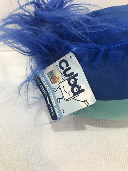 CubdCollectibles Plush Squish Mini Travel Pillow (Blue Troll)