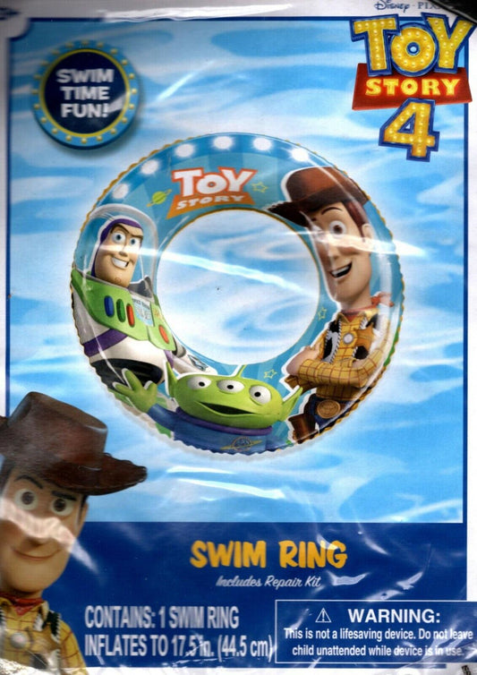 Disney Pixar -Toy Story 4 - Swim Ring Includes Repair Kit inflates to 17.5 in