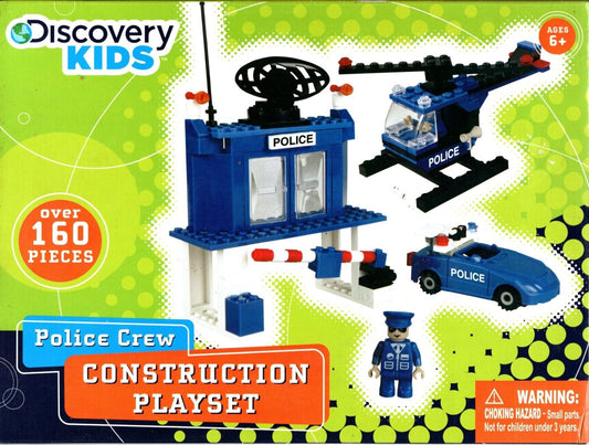 Discovery Kids - Police Crew - Construction Play Set New