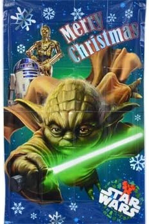 Star Wars Yoda - Large Plastic Holiday Wall Mural 30" x 48"