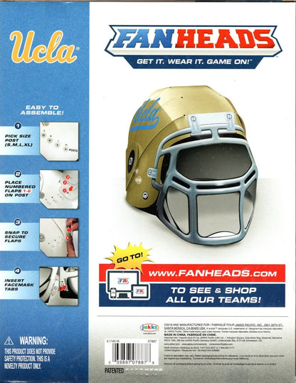 UCLA-FanHeads-Wearable College Football-Collectible-Authentic Replica Helmet