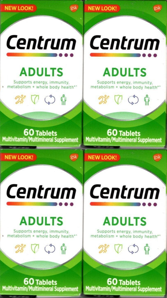Centrum Adults Multivitamin Multimineral Supplement 60 Tablets Exp 02/24 Set 4