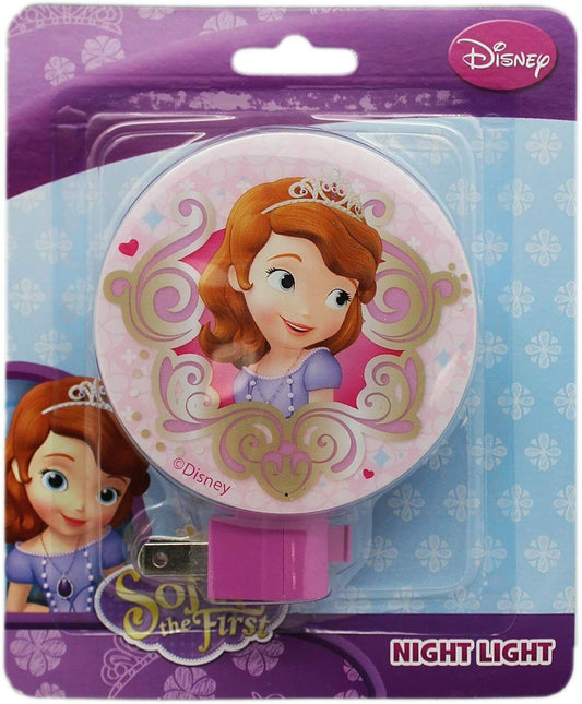 Disney Sofia the First Pink Shade and Purple Base Night Light