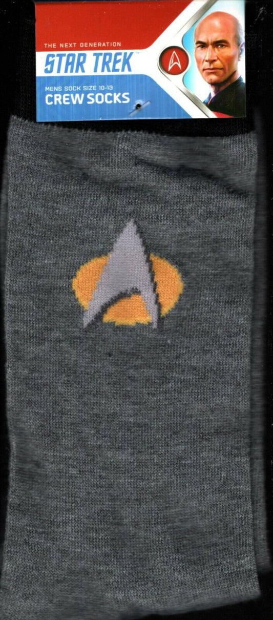 Star Trek Men's Crew Socks Size 10-13