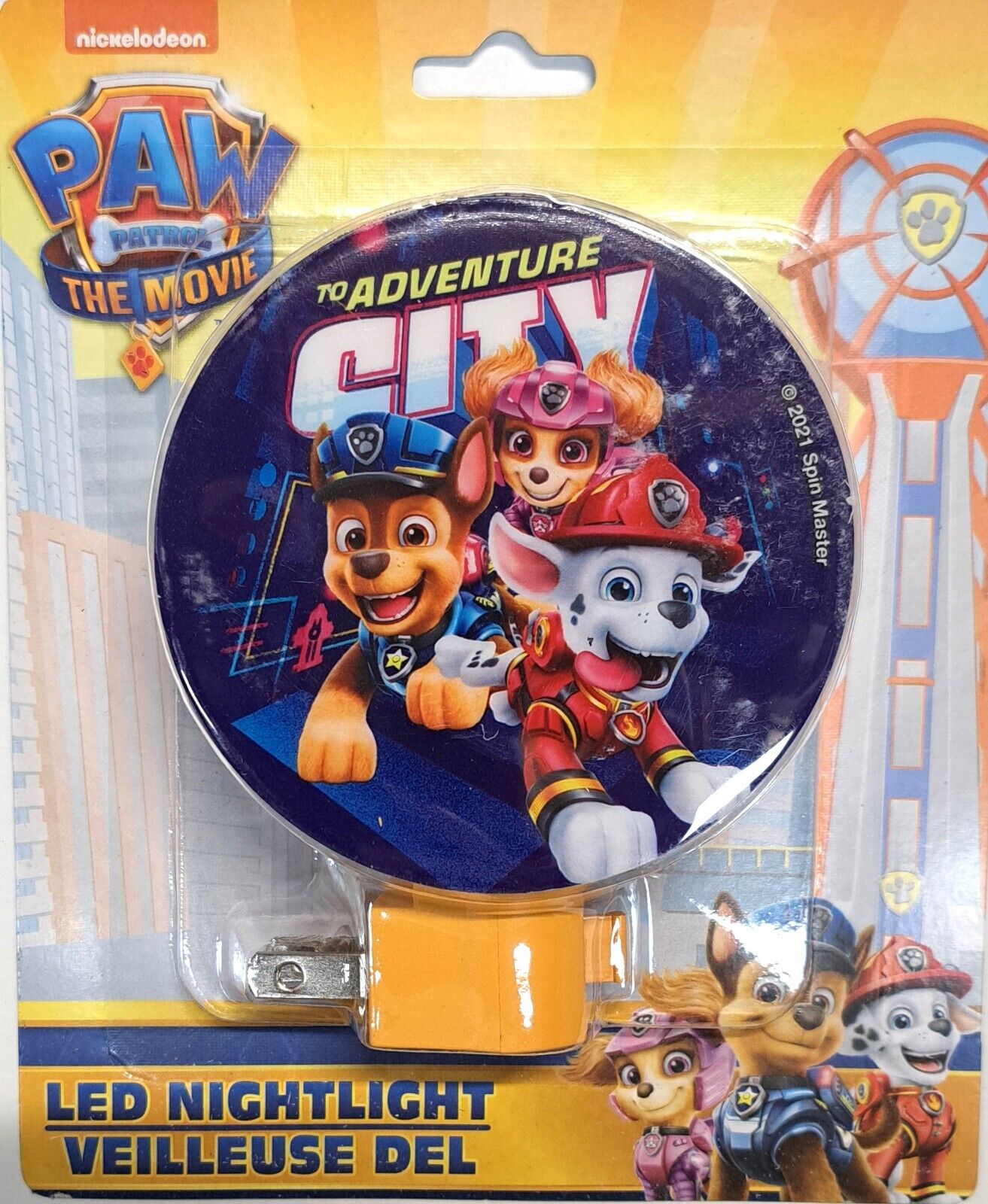 Nickelodeon Paw Patrol - To Adventure City - Night Light