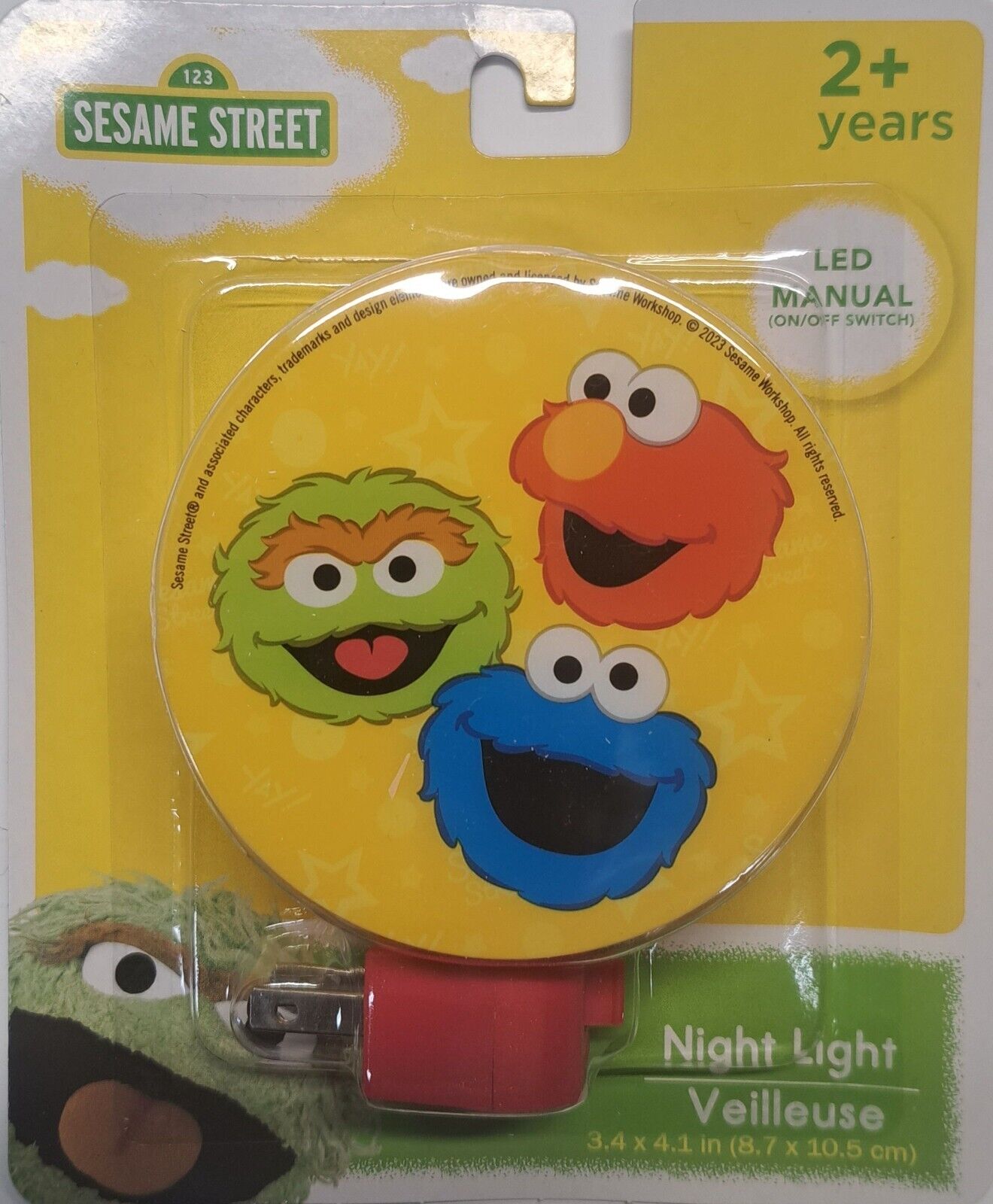 Sesame Street - Night Light 2+ years (Set of 3 Pack)