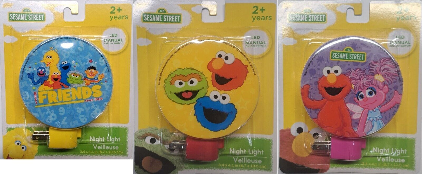 Sesame Street - Night Light 2+ years (Set of 3 Pack)