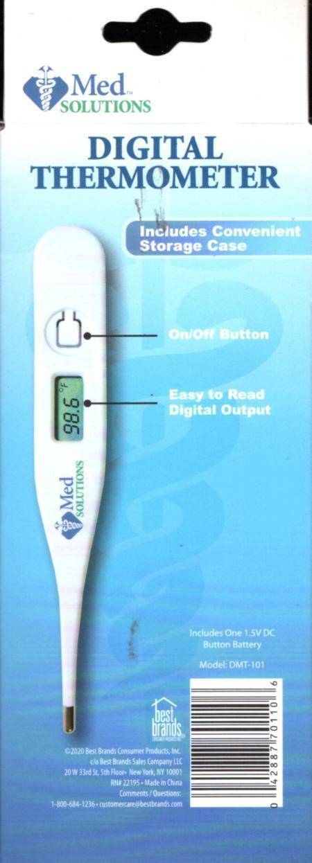NEW LCD Digital Thermometer Adult & kids 10 Second Readout - MED SOLUTIONS
