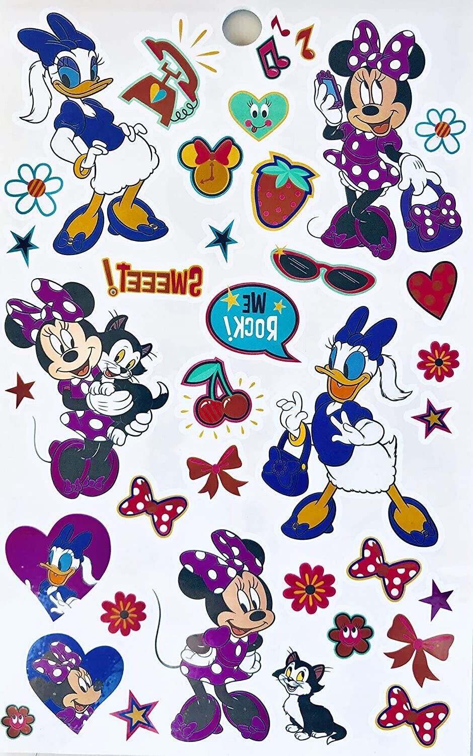 Disney Junior Minnie Mouse Bowtique Over 140 Temporary Tattoos Booklets Set of 2