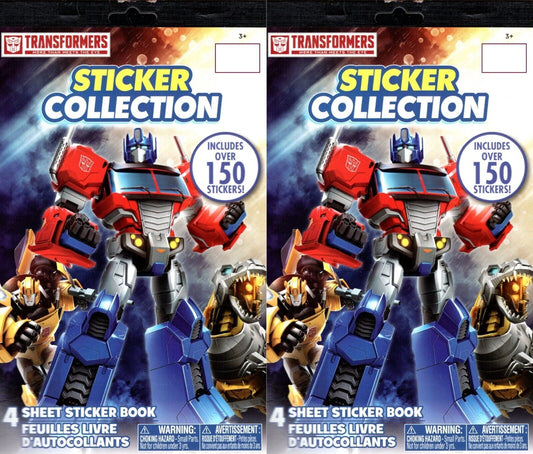 Transformers Sticker Collection - Includes Over 150 Stickers, 4 Sheet Sticker