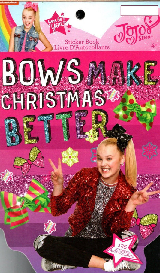 JoJo Siwa Bows Make Christmas Better - Includes 125 Stickers