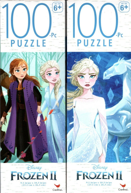 Disney Frozen II - 100 Piece Jigsaw Puzzle - v1 (Set of 2)